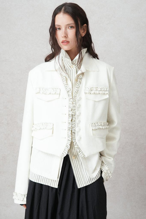 Lotus Leaf Edge Short Coat