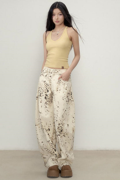 Minimal Design Wool Camisole Top