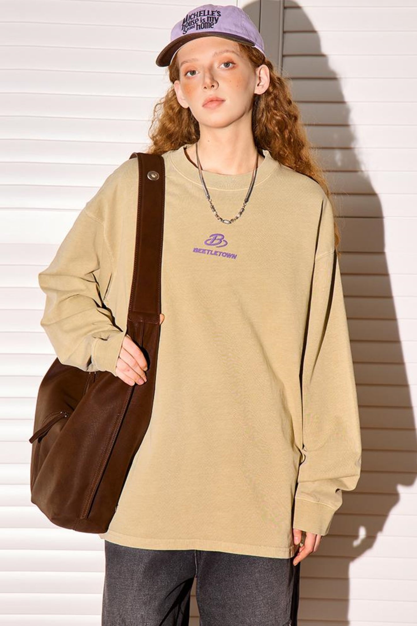 Embroidered Long Sleeve Tee