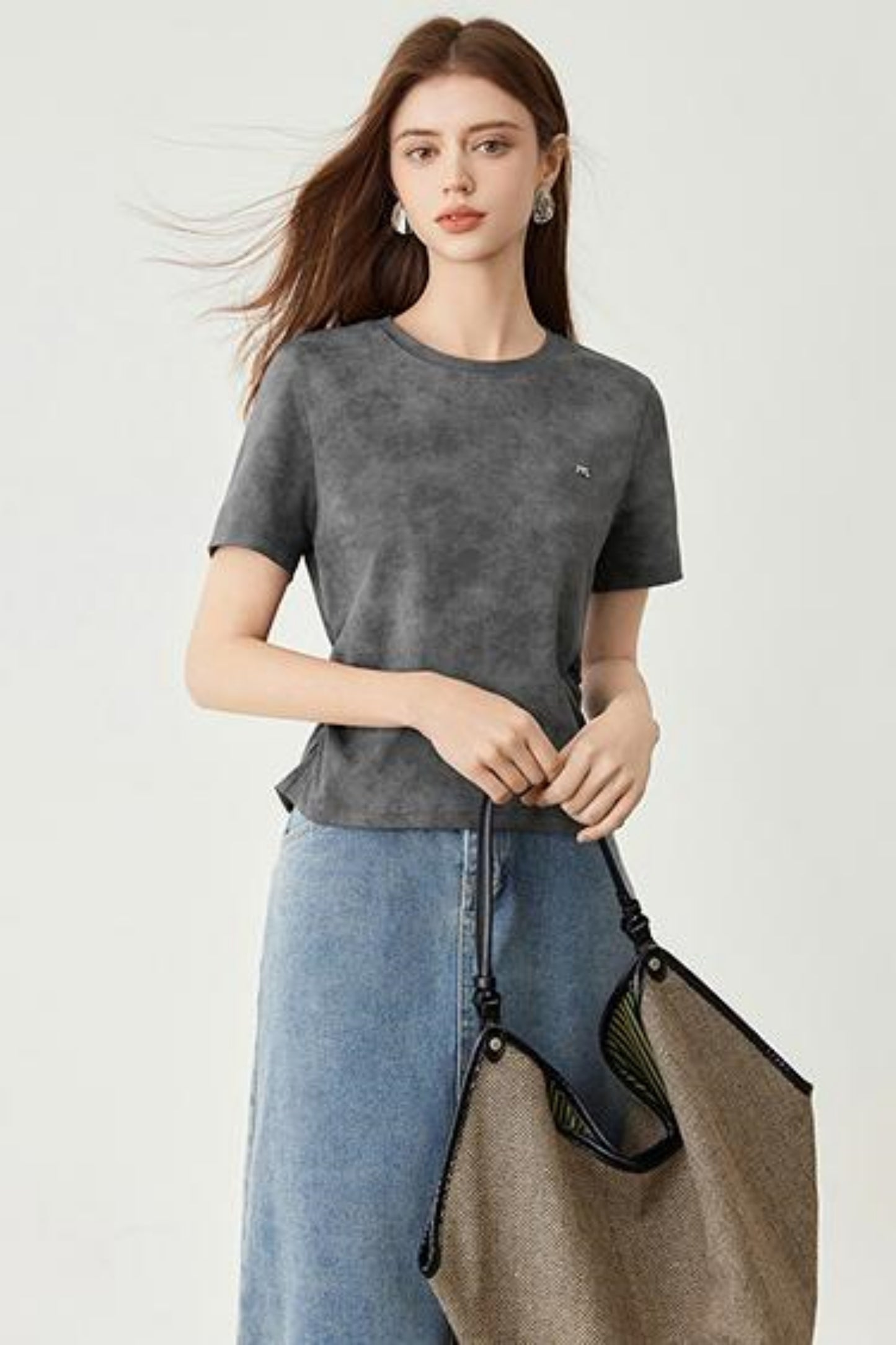 Round Collar Half Sleeve T-Shirt