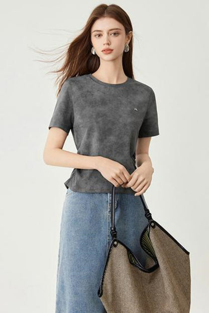 Round Collar Half Sleeve T-Shirt