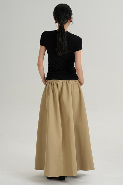 Slim Fit Wrinkle Design T-Shirt