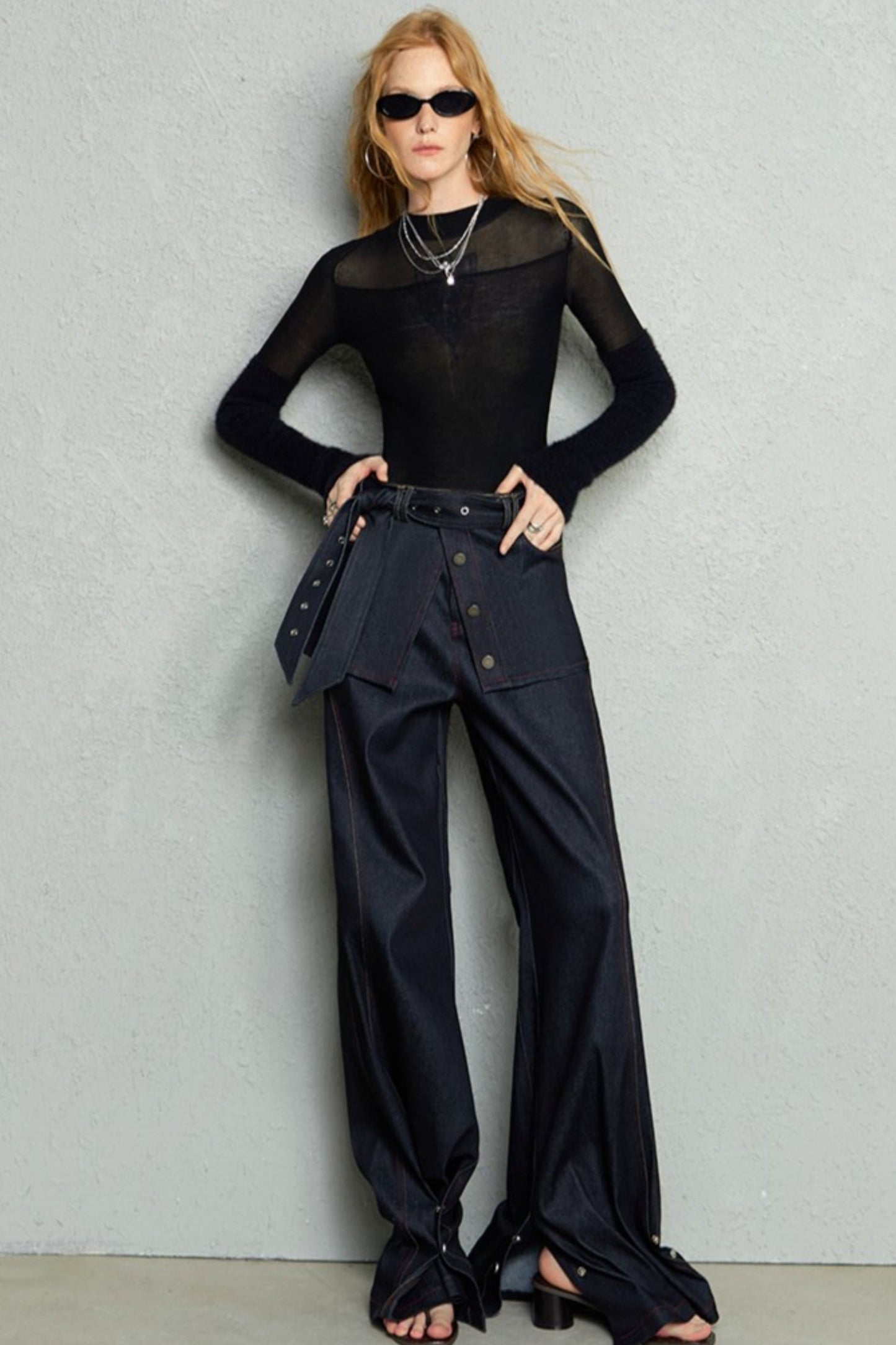 Antithetical Wide Leg Denim Pant