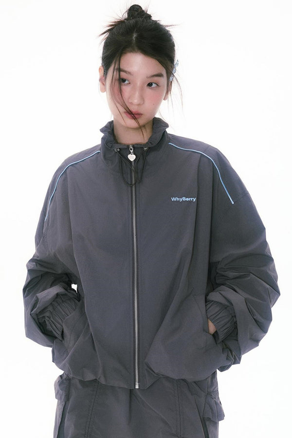 Drop Shoulder Sun Shield Jacket