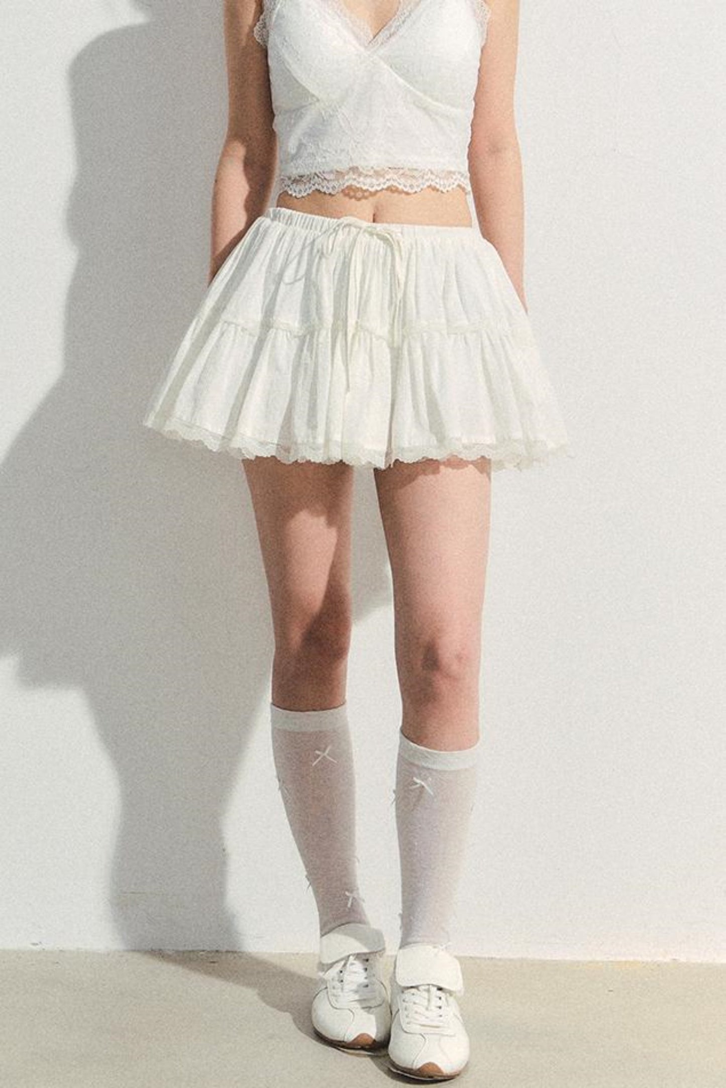 Fluffy Layered A-Line Skirt