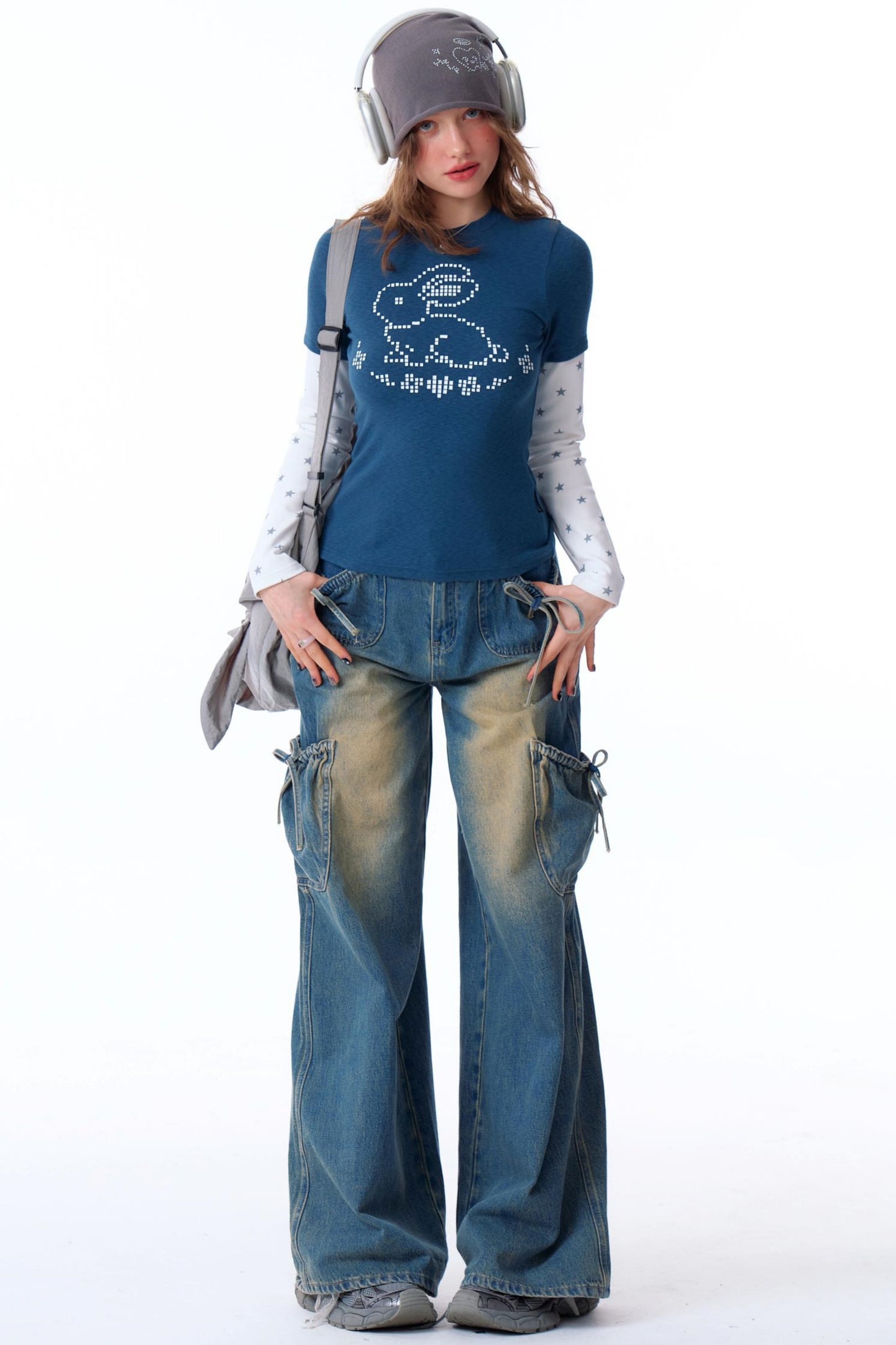 Retro Pixel Rabbit Tee