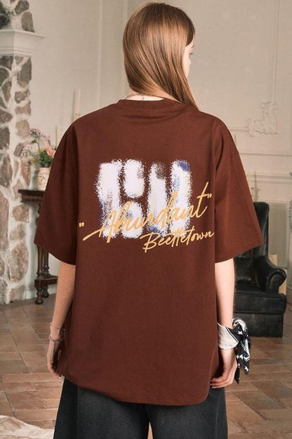 Casual Heavyweight Print Tee