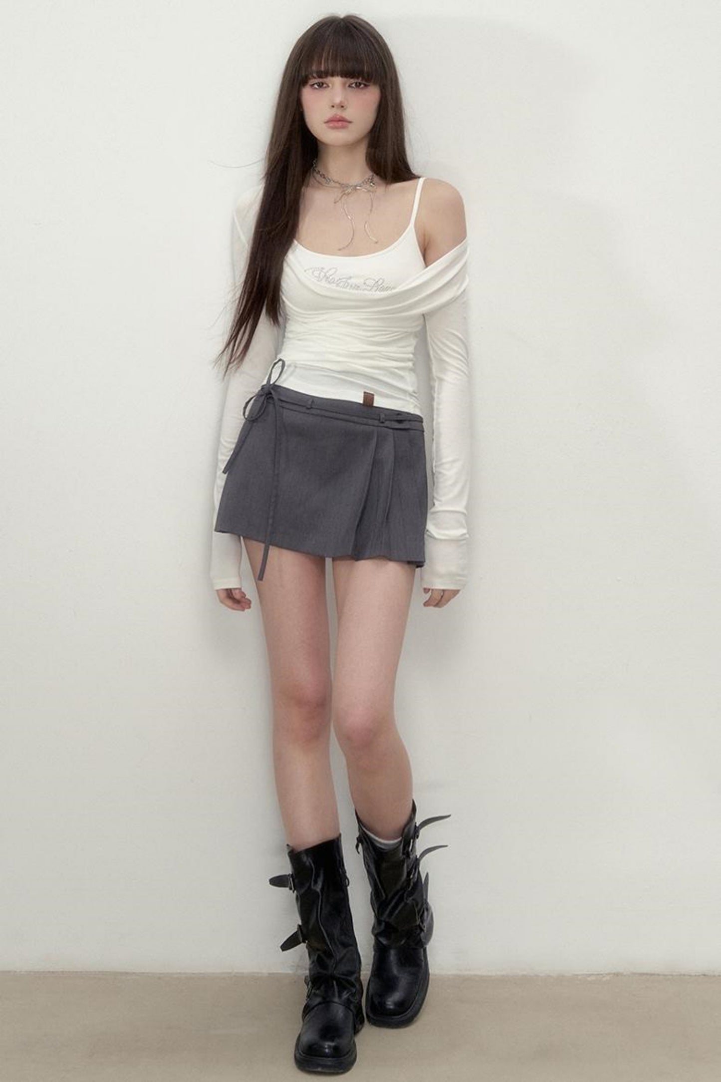 Classic Collar Long Sleeve Top