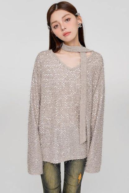 Sweet Sequin Sweater