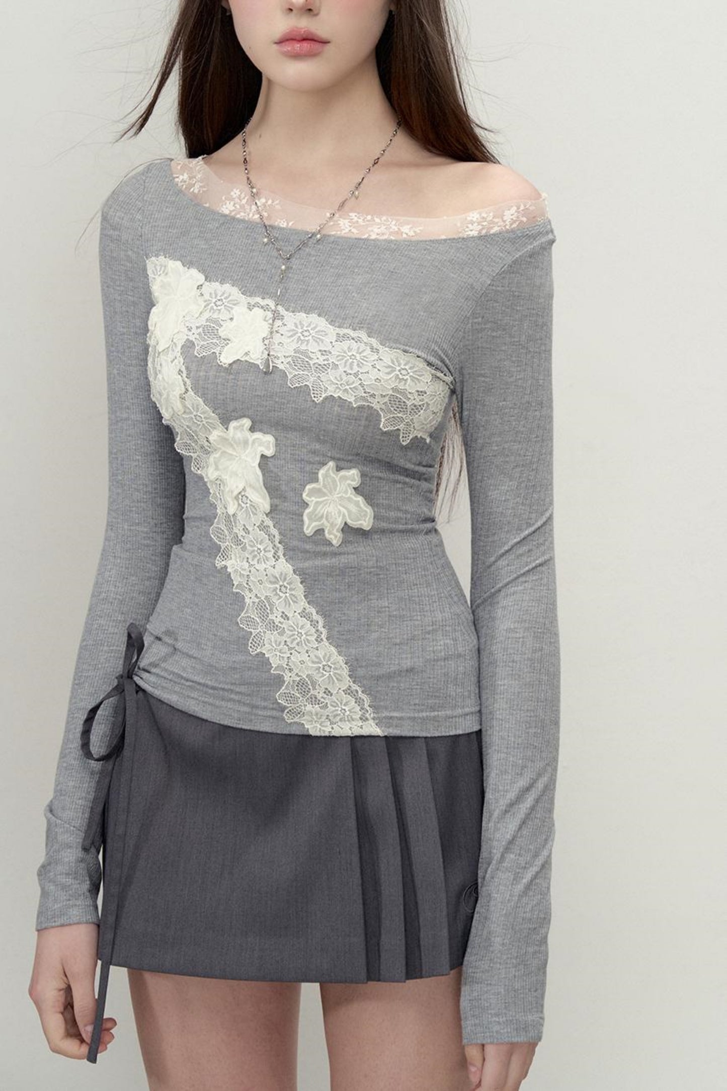 Slim Fit Lace Top