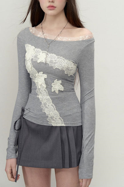 Slim Fit Lace Top