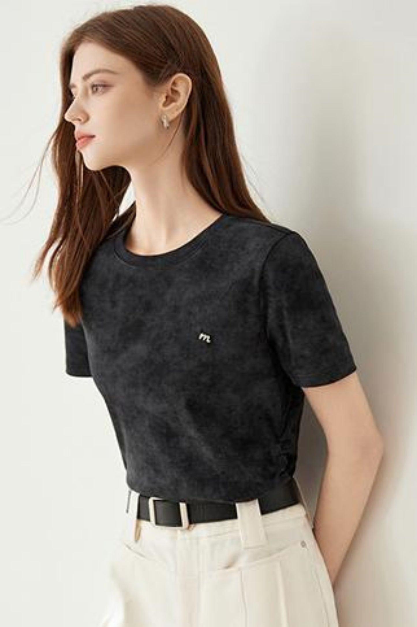 Round Collar Half Sleeve T-Shirt