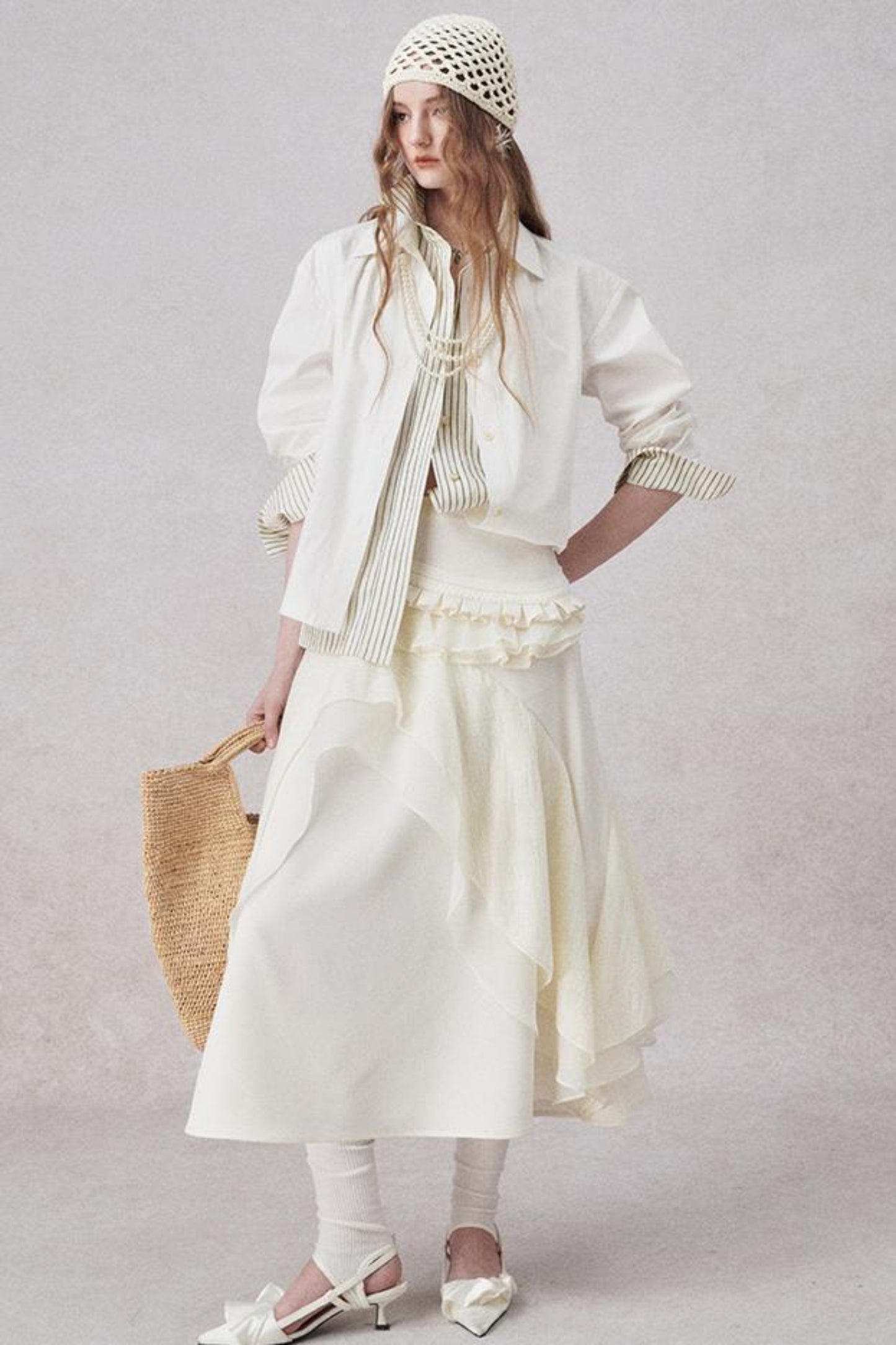 French Elegance Layered Shirt