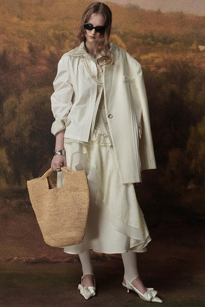 French Elegance Layered Shirt