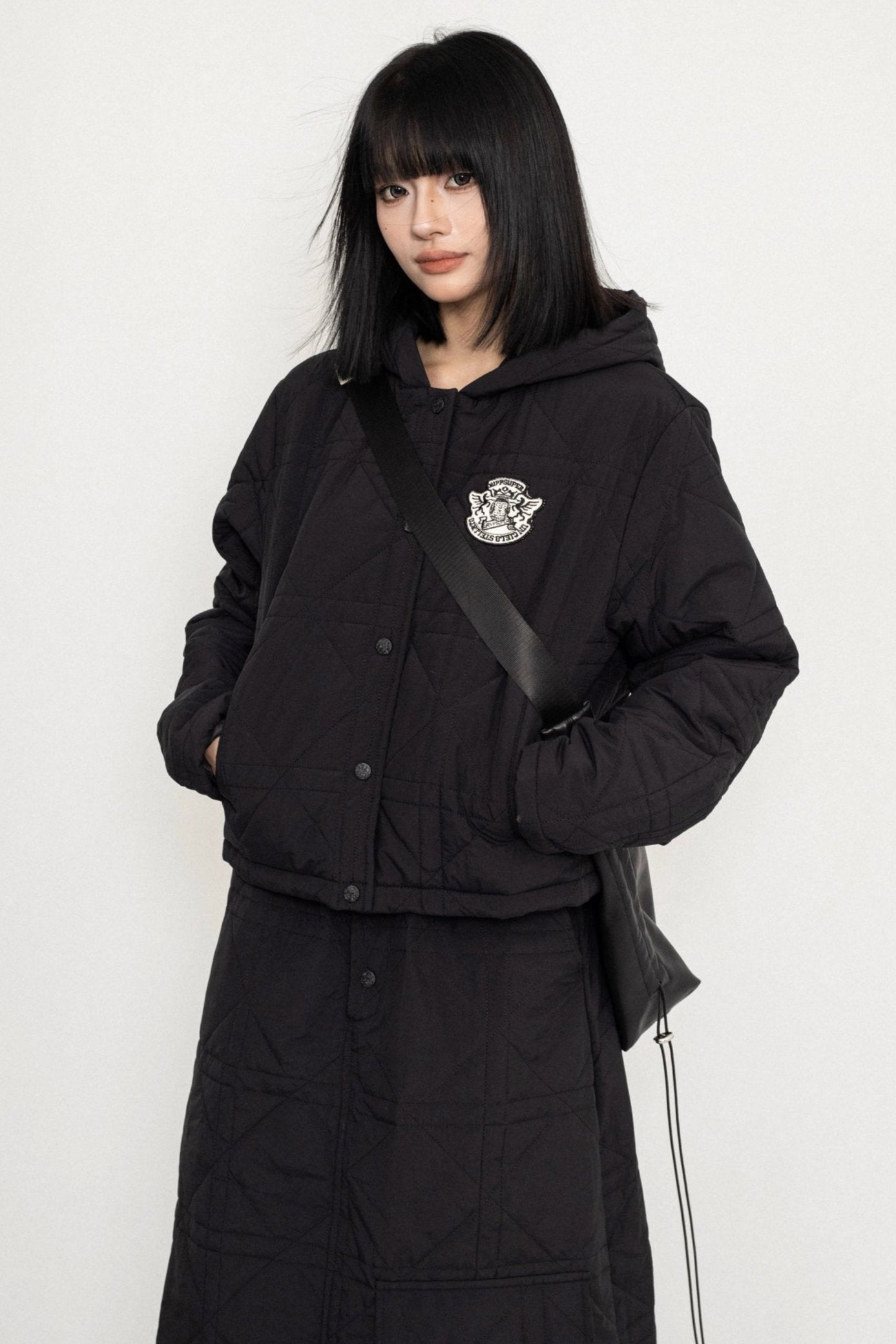 KOREAN SIMPLE SHORT HOODED COTTON JACKET