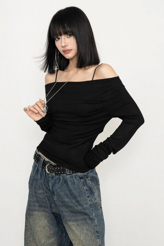 Babes Strait Off-Shoulder Top