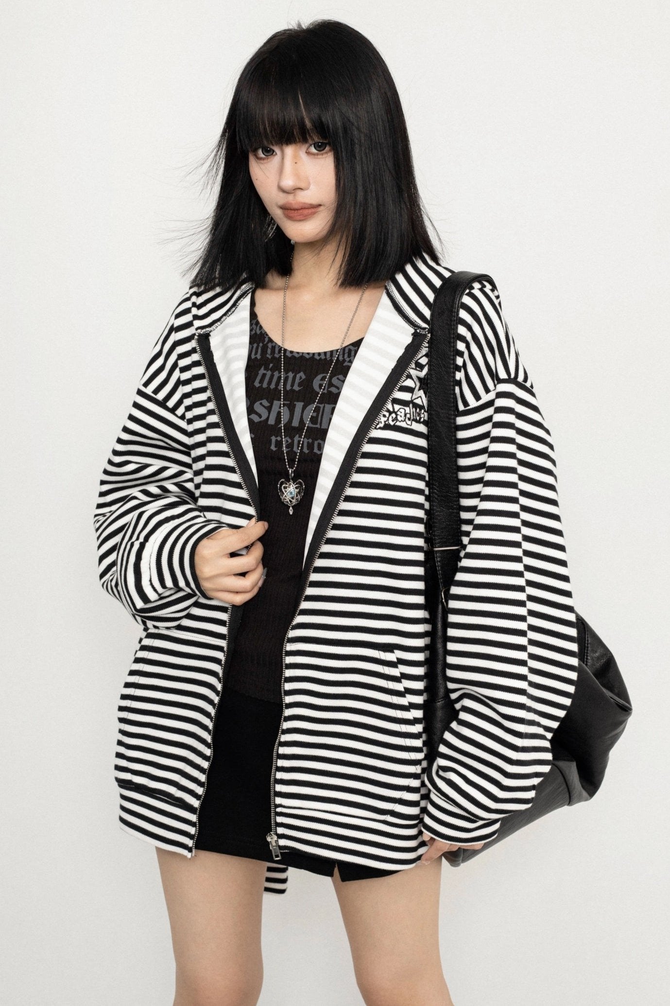 American Vintage Striped Slimming Jacket