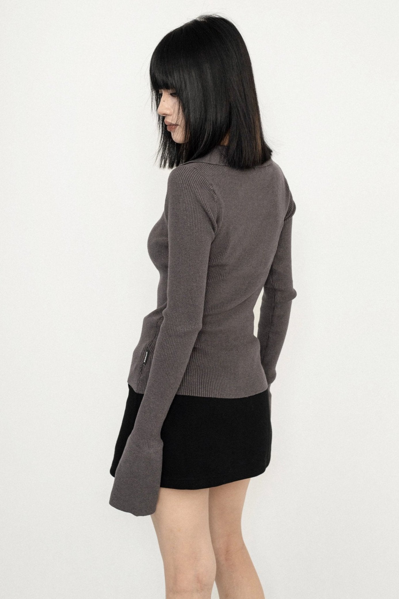 Slim Long Sleeve Knit Top