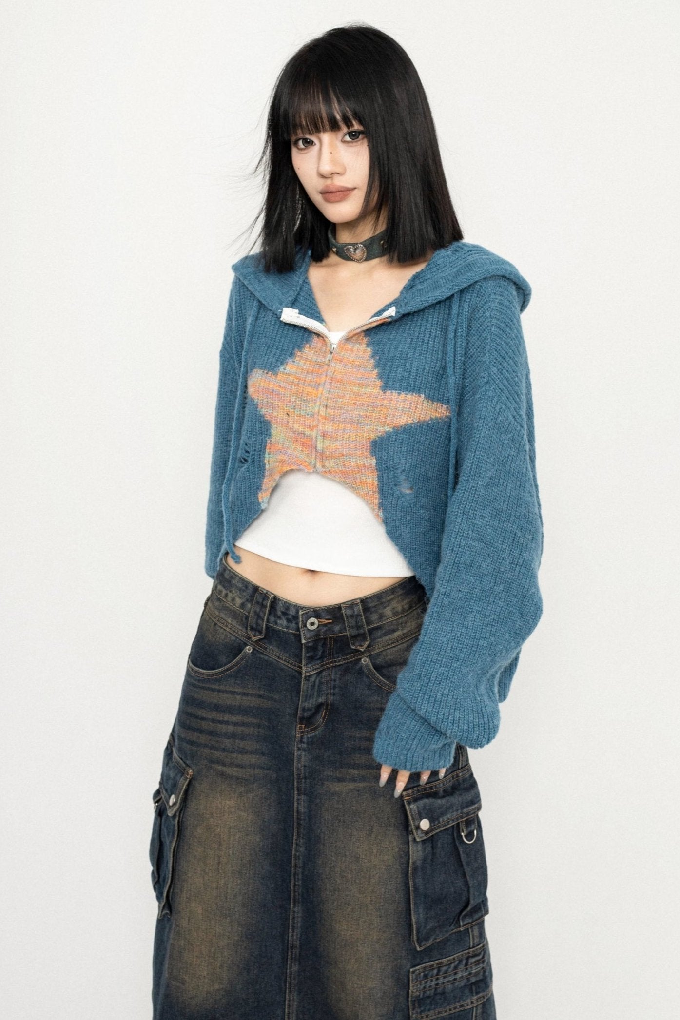 American Vintage Hooded Star Sweater