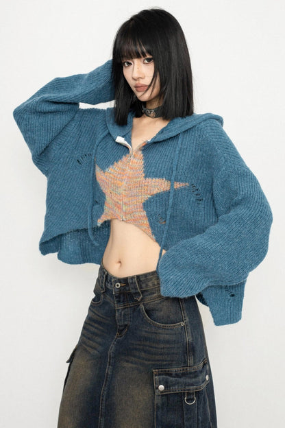 American Vintage Hooded Star Sweater