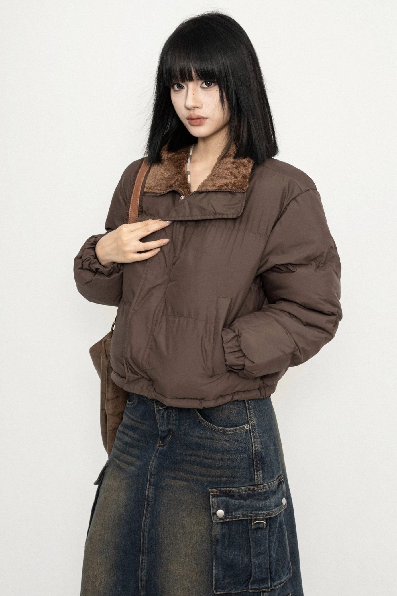 Reversible Simple Short Jacket