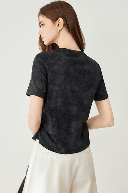 Round Collar Half Sleeve T-Shirt