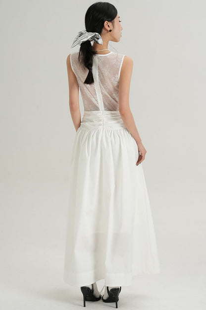 High End Lace Slim V-Neck Dress