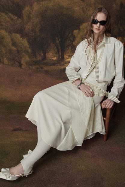 French Elegance Layered Shirt