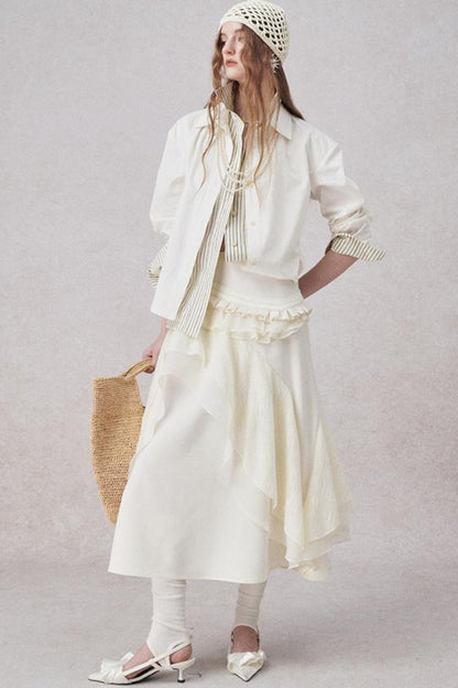 French Elegance Layered Shirt