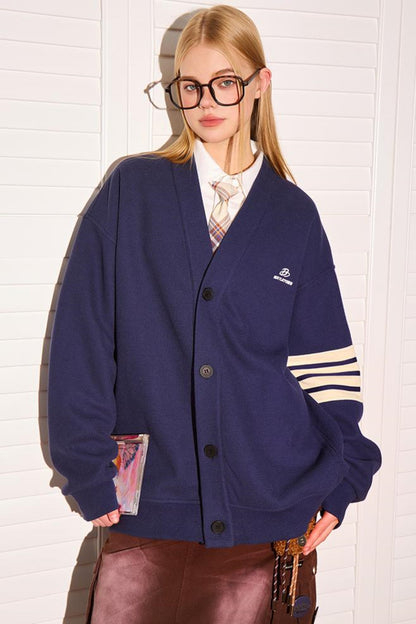 Relaxed Fit Waffle Jacket