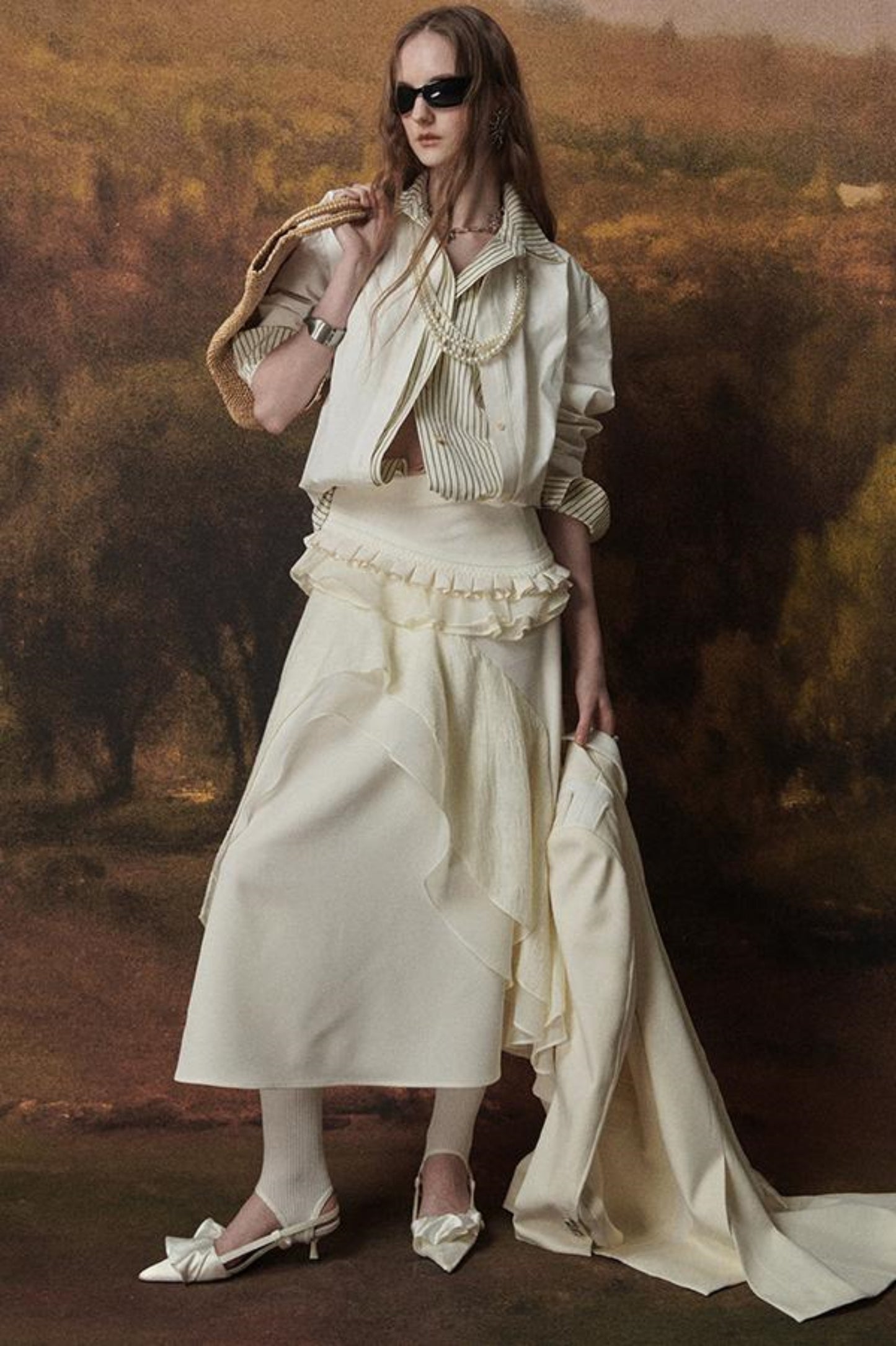 French Elegance Layered Shirt