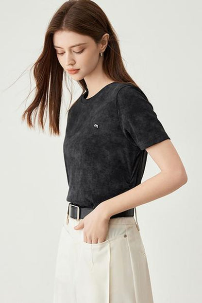 Round Collar Half Sleeve T-Shirt
