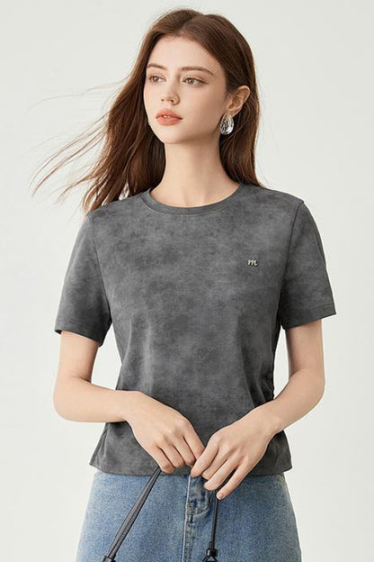 Round Collar Half Sleeve T-Shirt