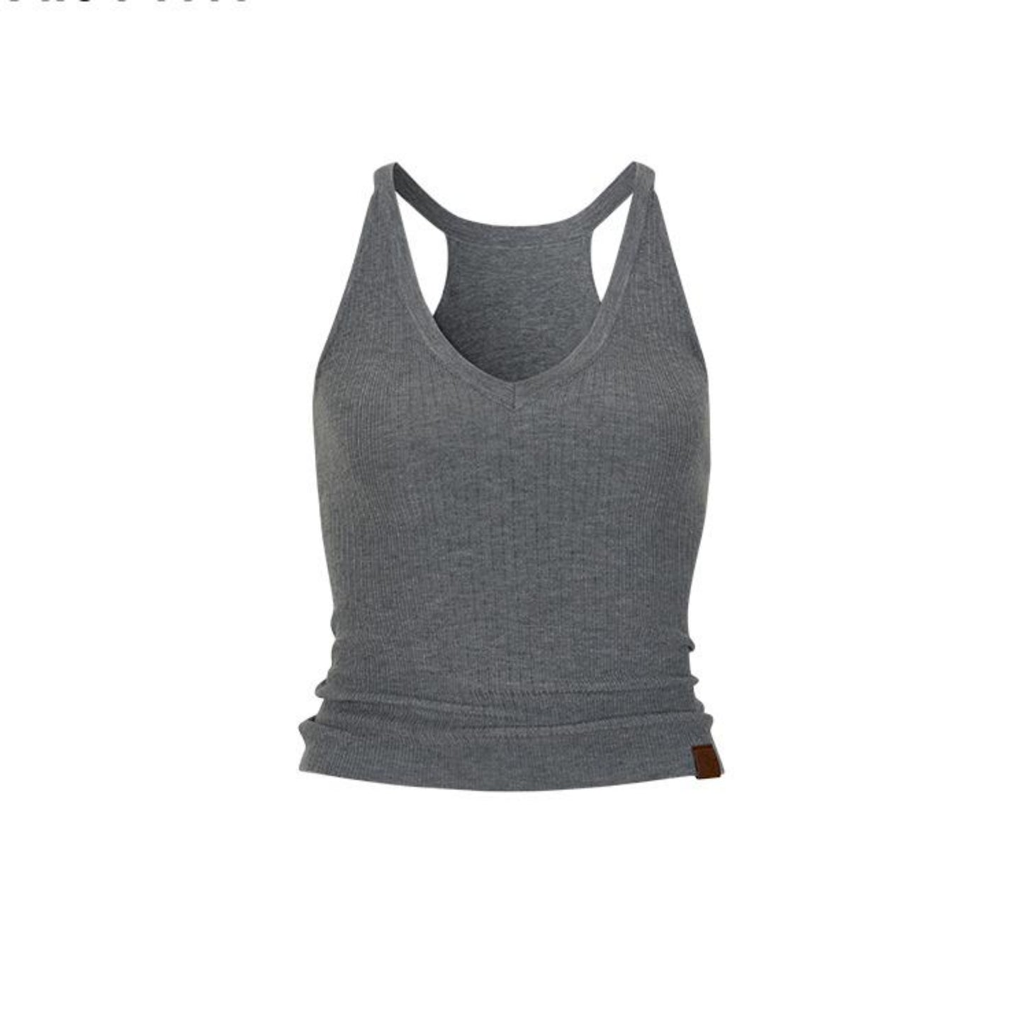 Minimal Design Wool Camisole Top
