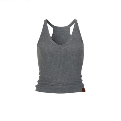 Minimal Design Wool Camisole Top