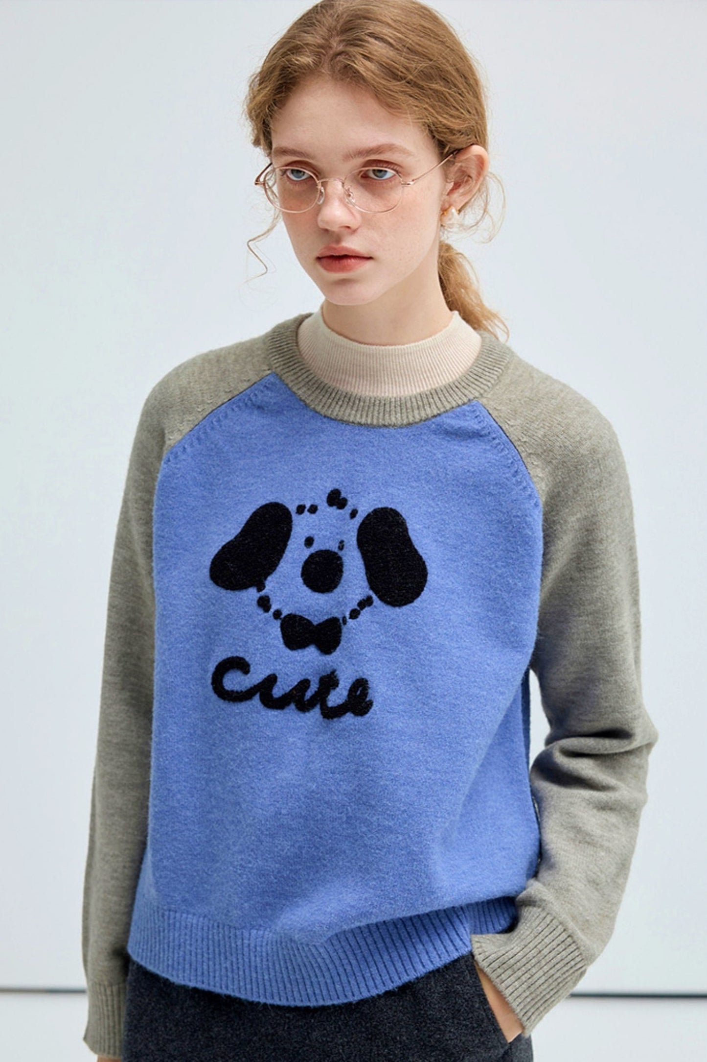 Claire College Puppy Sweater