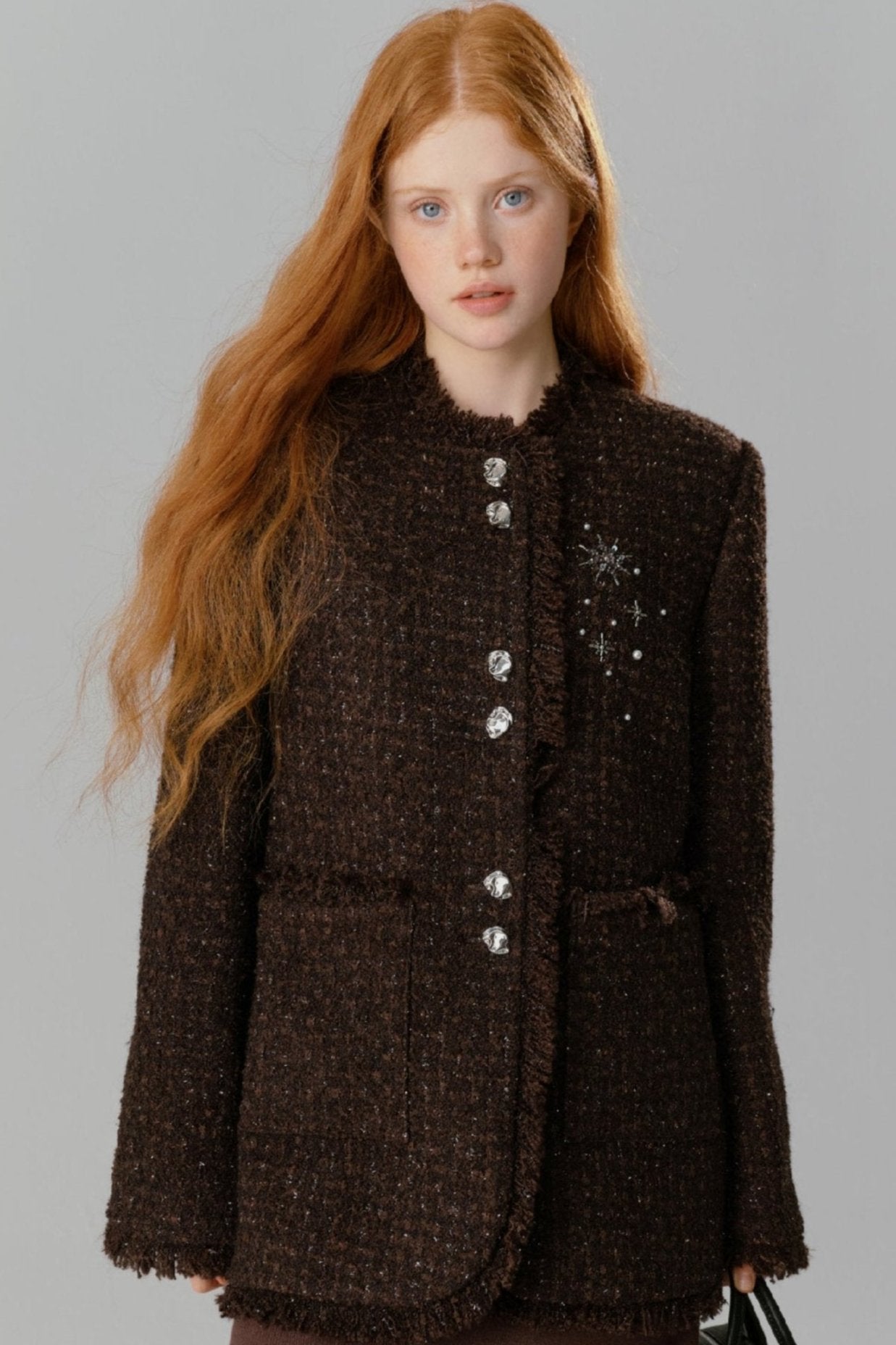 Salt Tea Spice Wool Short Jacket