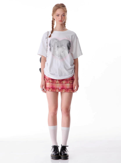 Love Bunny T-Shirt mit Kordelzug