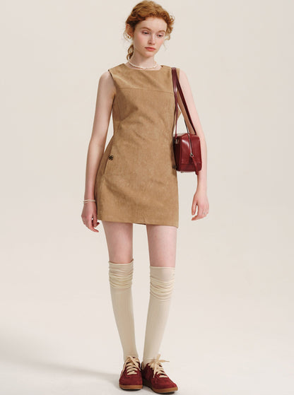 French Suede Dress