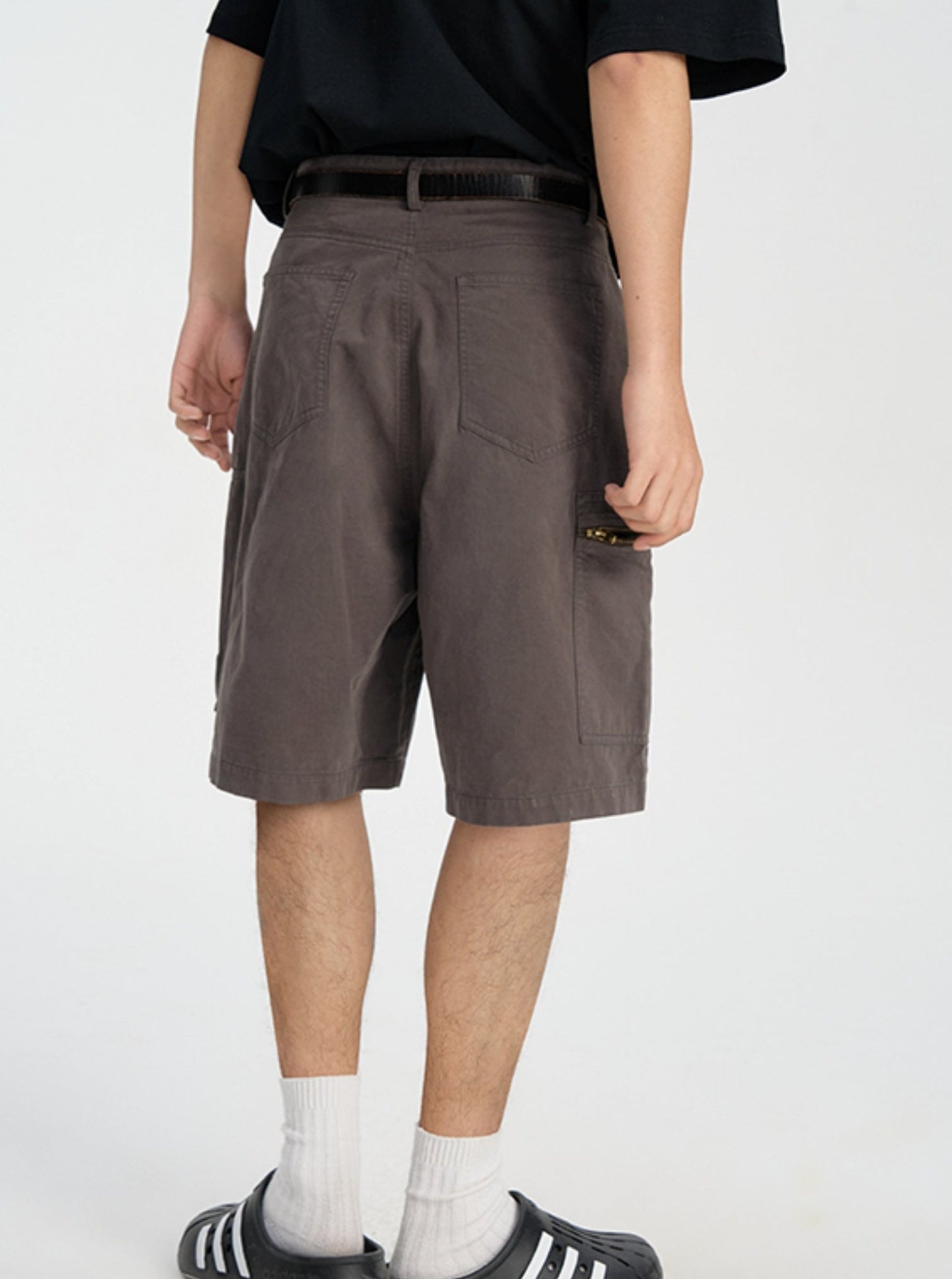 Hip Hop Washed Cargo Shorts