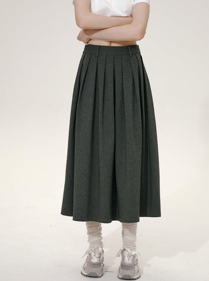 Short Sleeve Polo & Pleated Skirt Set-Up