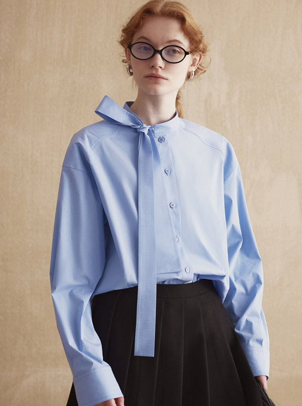 French Styling Sense Striped Shirt