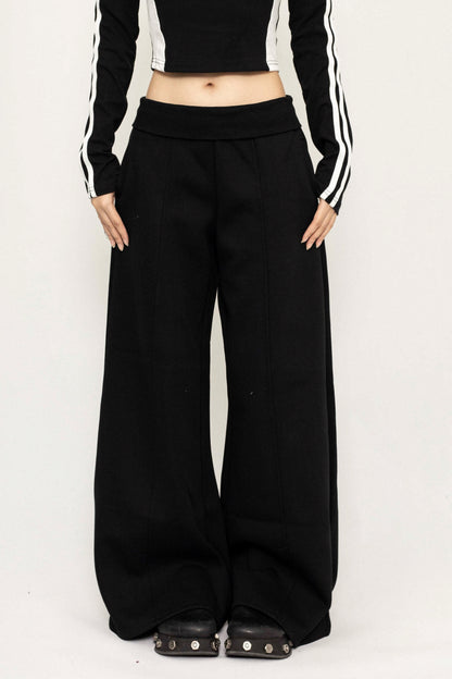 Loose Wide-Leg Drapy Casual Pants