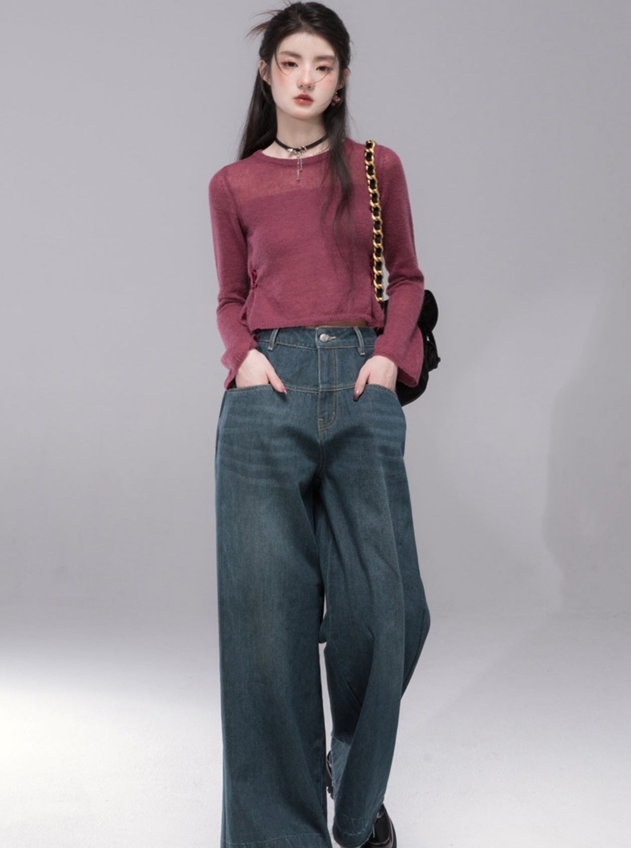 Aoyama Wave Divider Jeans