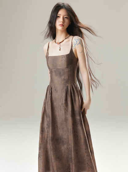 Ghost Girl New Chinese Women's Clothing 2024 Sommerkleid Beautiful Slip Dress High-End Texture Cool Wear