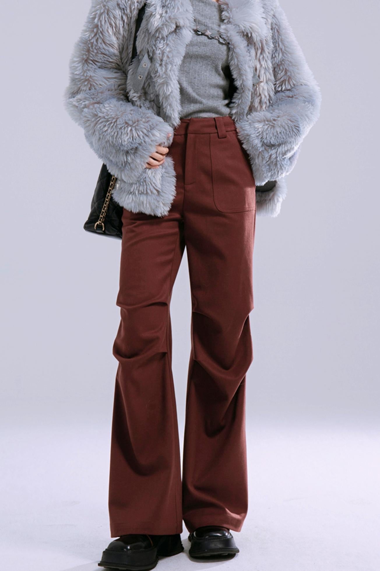 Pantalons en laine Lyocell City Cargo 