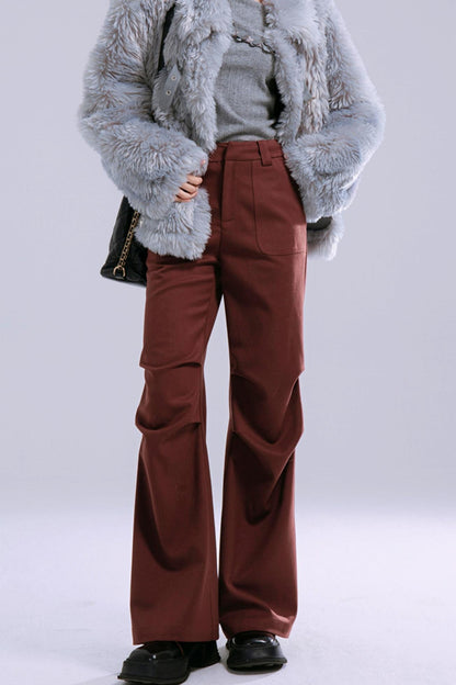 Pantalons en laine Lyocell City Cargo 