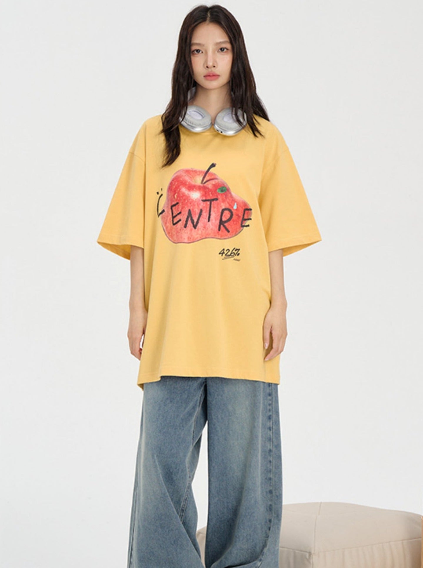 Loose Fit Melt Apple T-Shirt