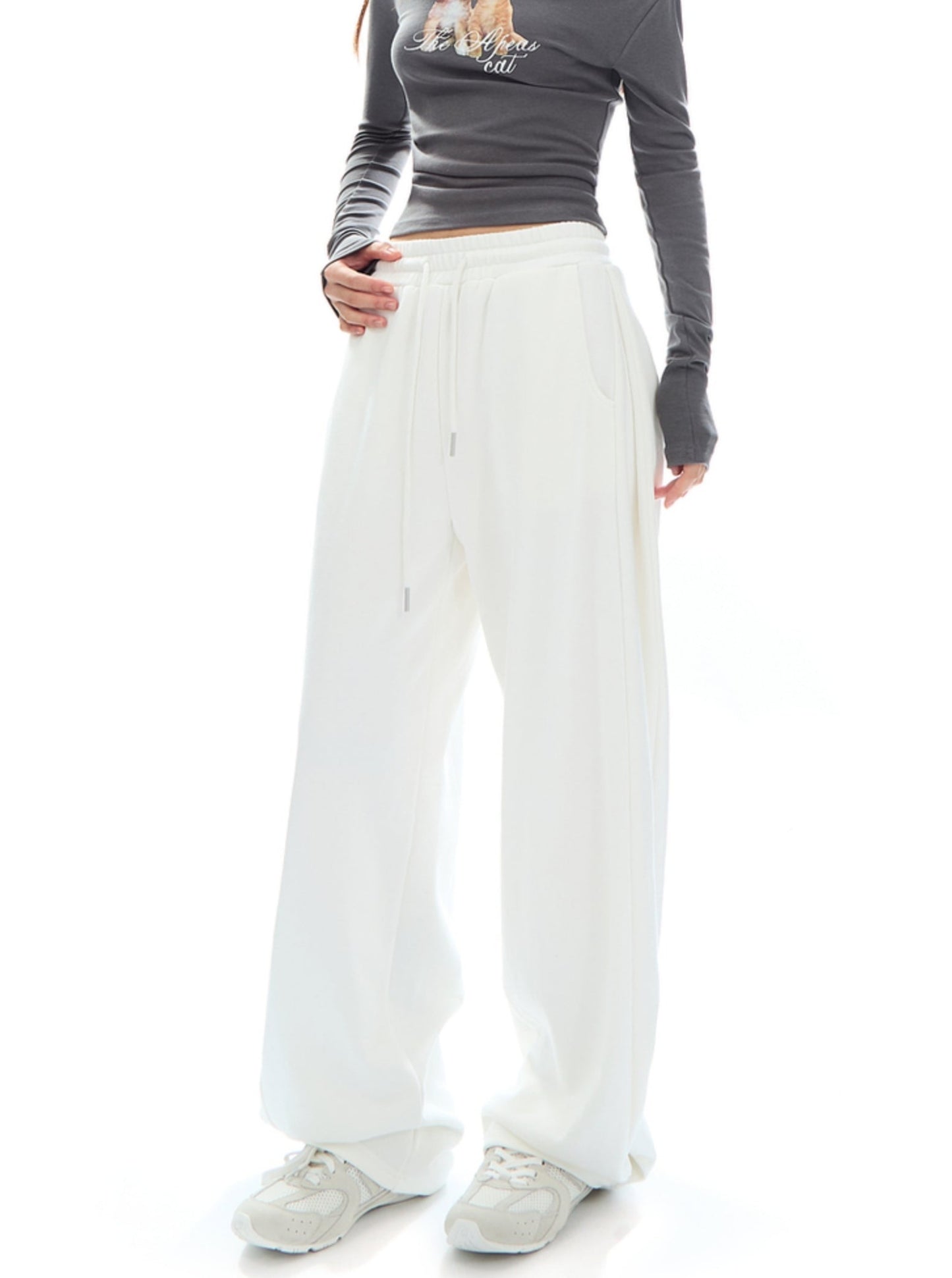 Relaxed Drawstring Sweatpants