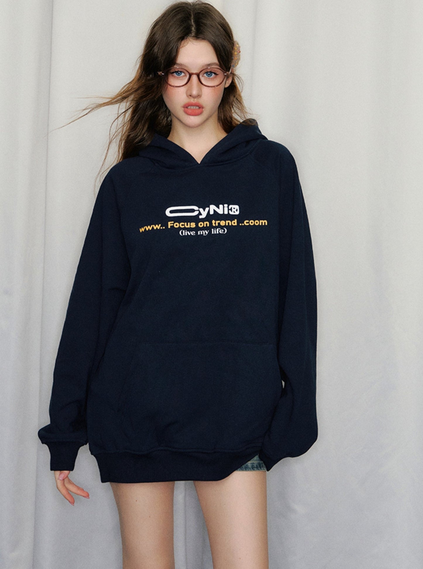 Versatile Logo Hooded Sweatshirt